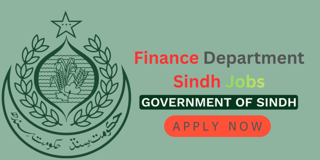 Finance Department Sindh Jobs December 2025 / 2026 