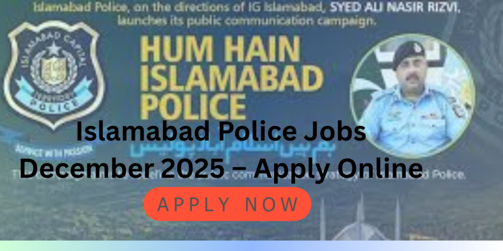 Islamabad Police Jobs December 2025